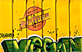 Railroad Graffiti - Vegan